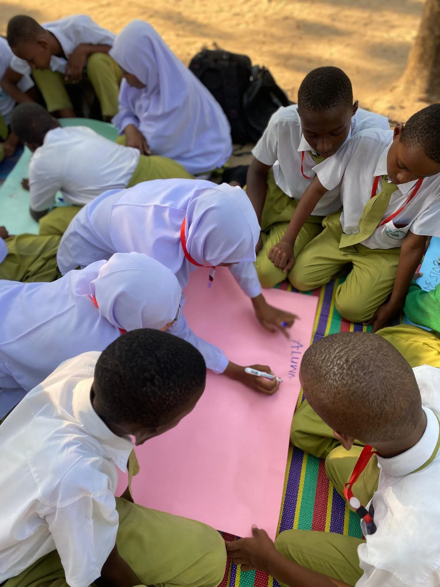 Youth engagement activities in Dar es Salaam